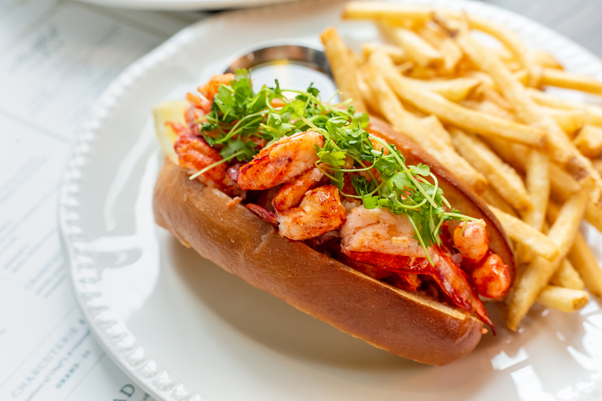 The lobster roll at Parlour Victoria is a crossover from Loch Bar in Baltimore. 
