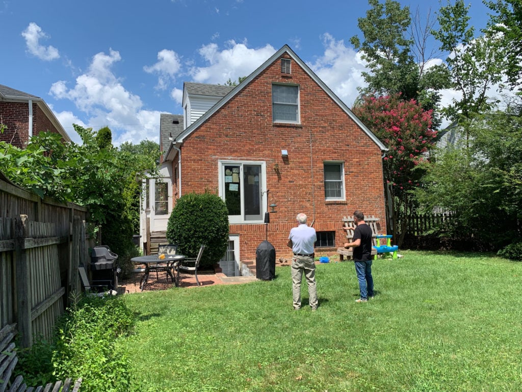 TriVista BEFORE porch exterior to Washingtonian - Washingtonian