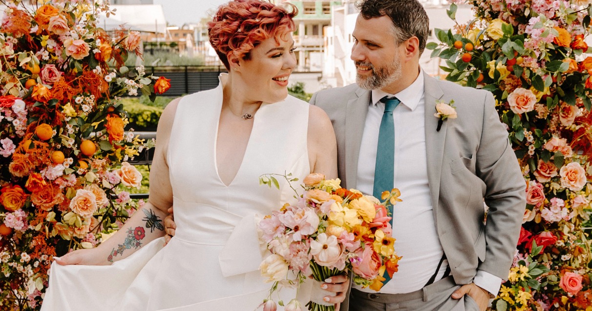 This Summer-and-Citrus-Themed Wedding Included Modern Design Touches and a Theatrical Spin - Vimarsana News