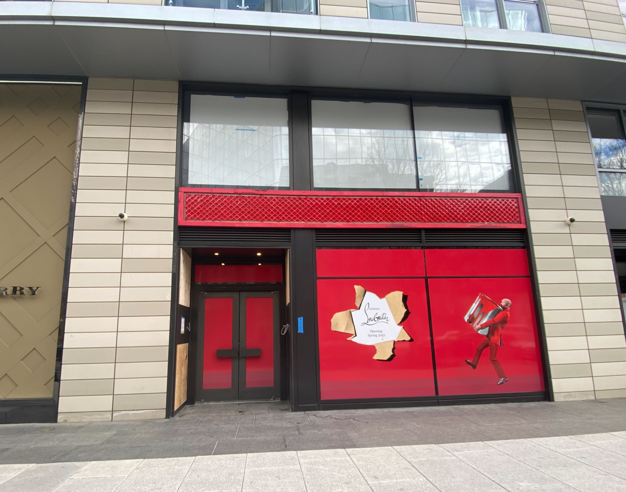 interior louboutin store