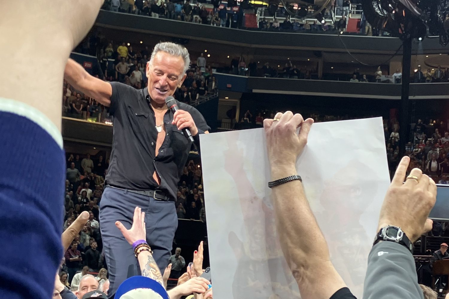 Bruce Springsteen at Capital One Arena in Washington, DC, on March 27, 2023.