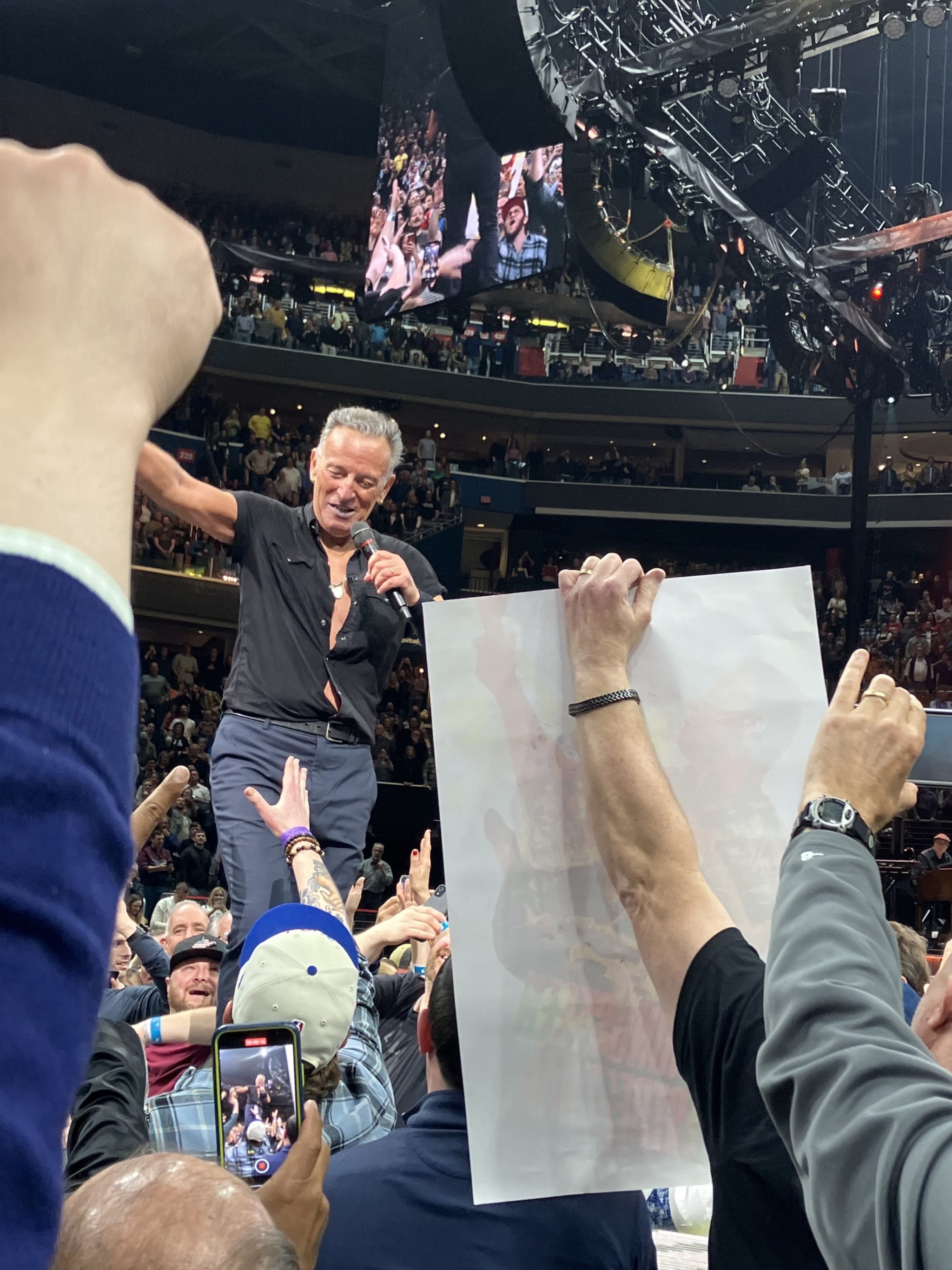 Bruce Springsteen at Capital One Arena in Washington, DC, on March 27, 2023.