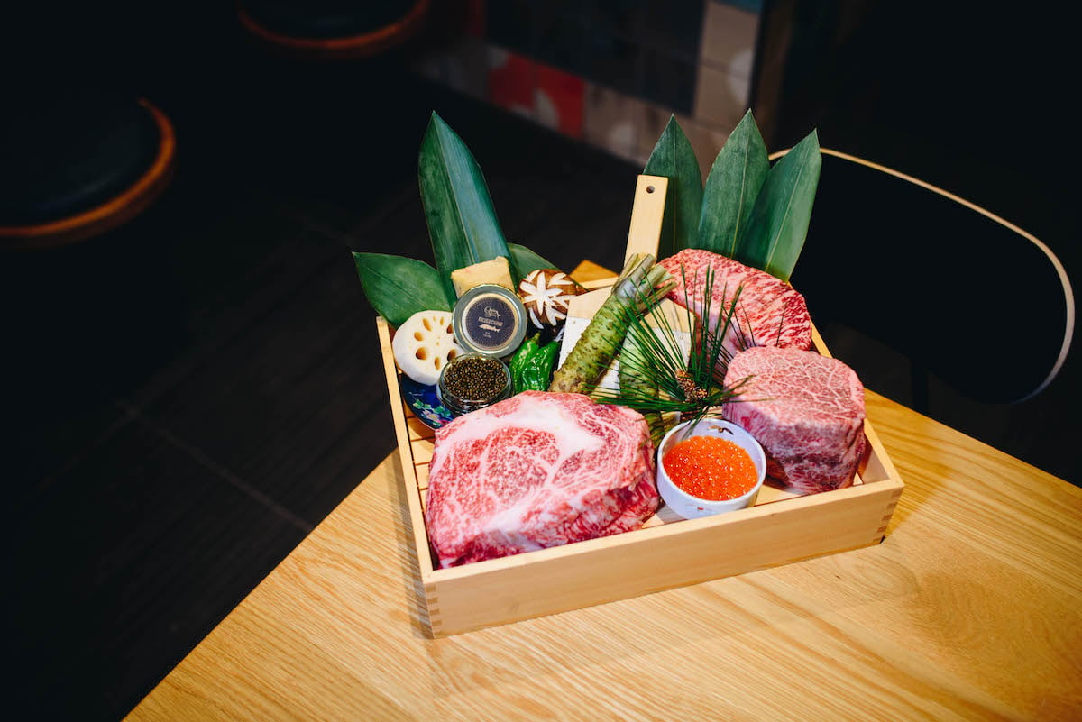 Kappo Makoto opens in the Palisades with a wagyu beef-focused omakase menu. Photography by Kimberly Kong