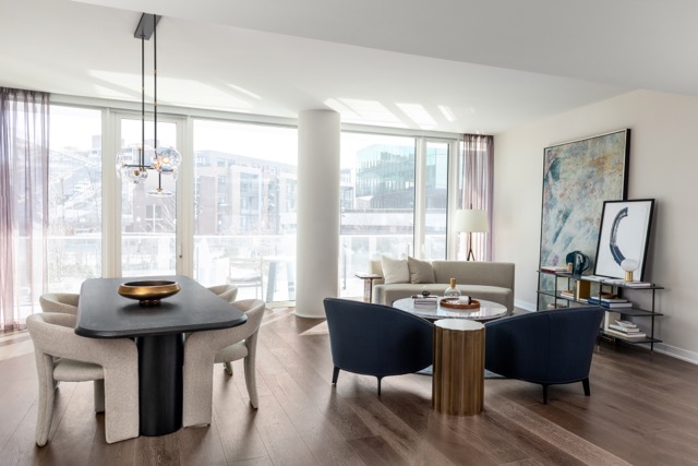 Model unit living room Medium - Washingtonian