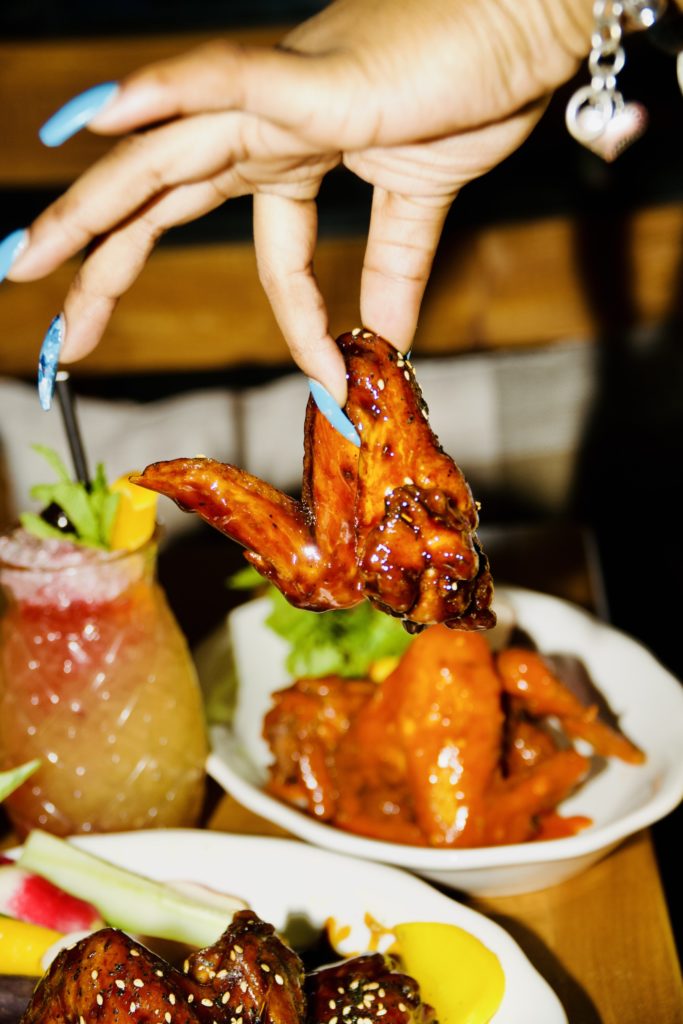 Hot wings at Lucky Buns - Washingtonian