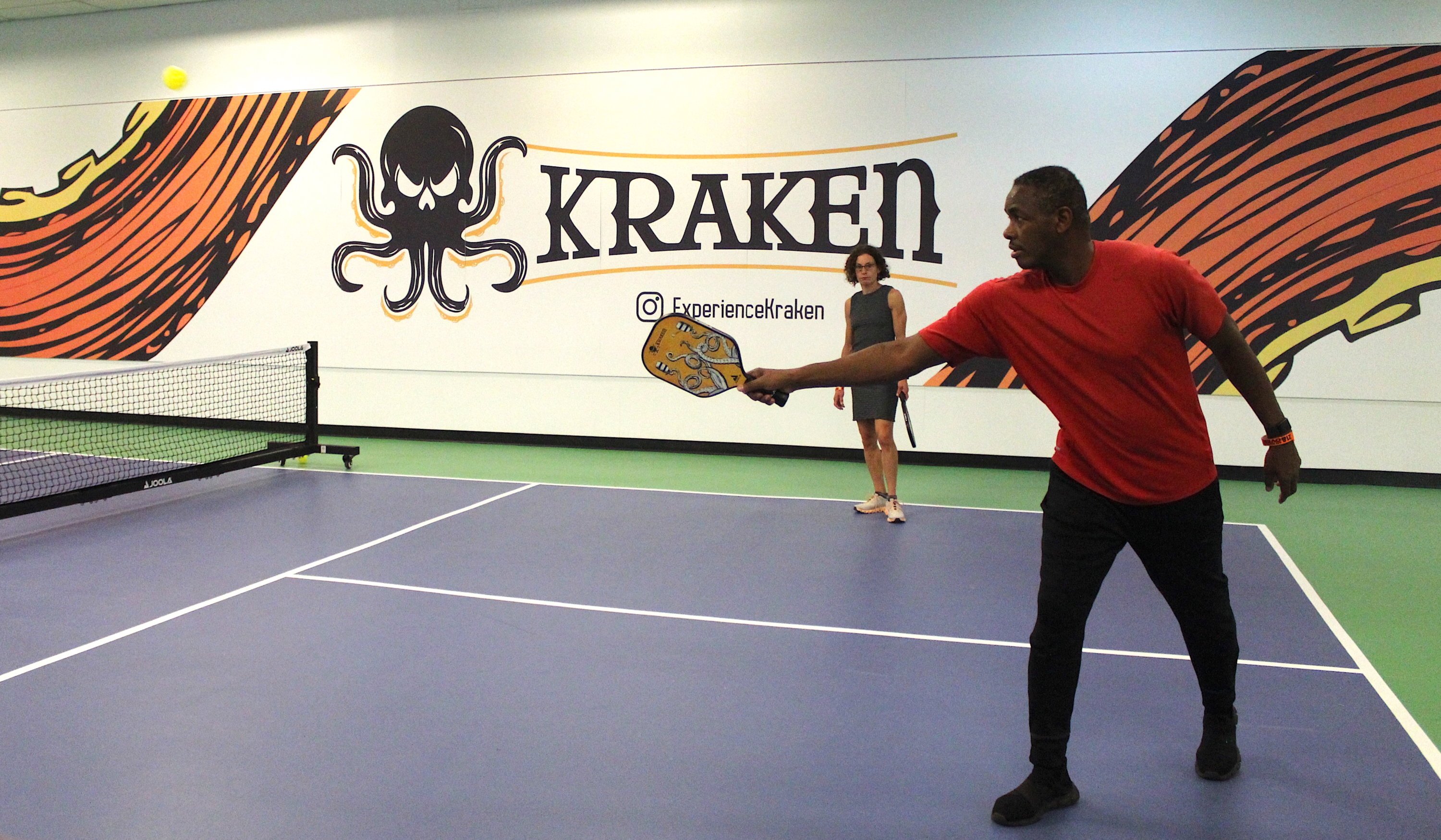 Play pickleball at Kraken Kourts. Photograph by Jessica Ruf. 