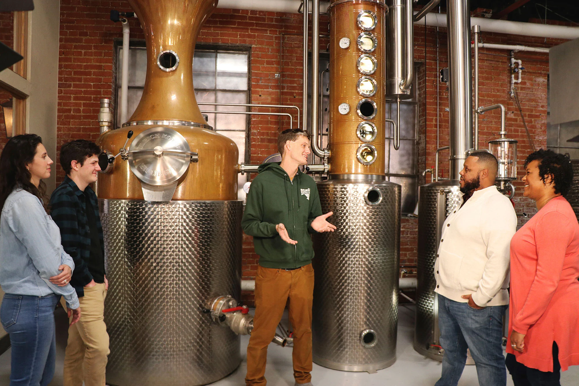 Learn how different spirits are made at McClintock Distilling Company in Frederick. Photograph by Tyler Hegamyer.