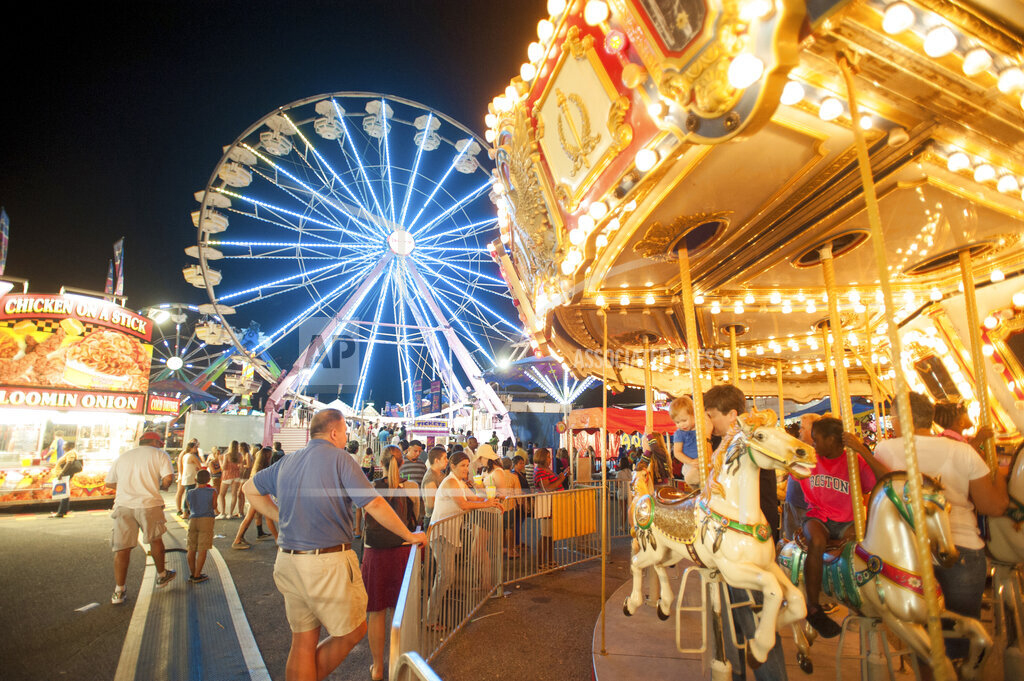 Merry Go Round and Ferris Wheel Maryland State Fair - Washingtonian