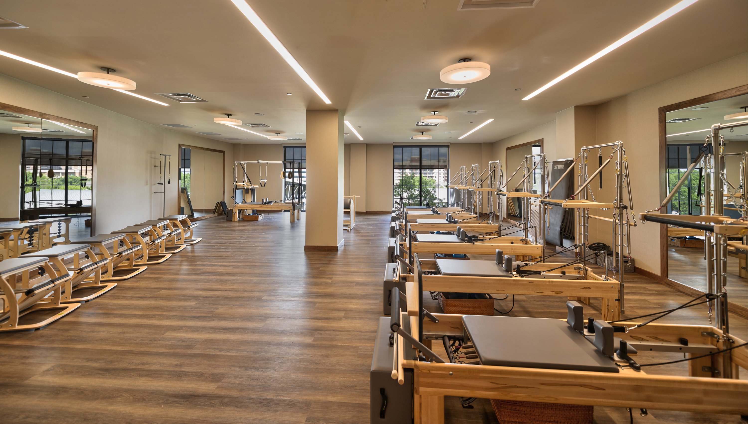 The reformer pilates studio. Photo by Fredde Lieberman.