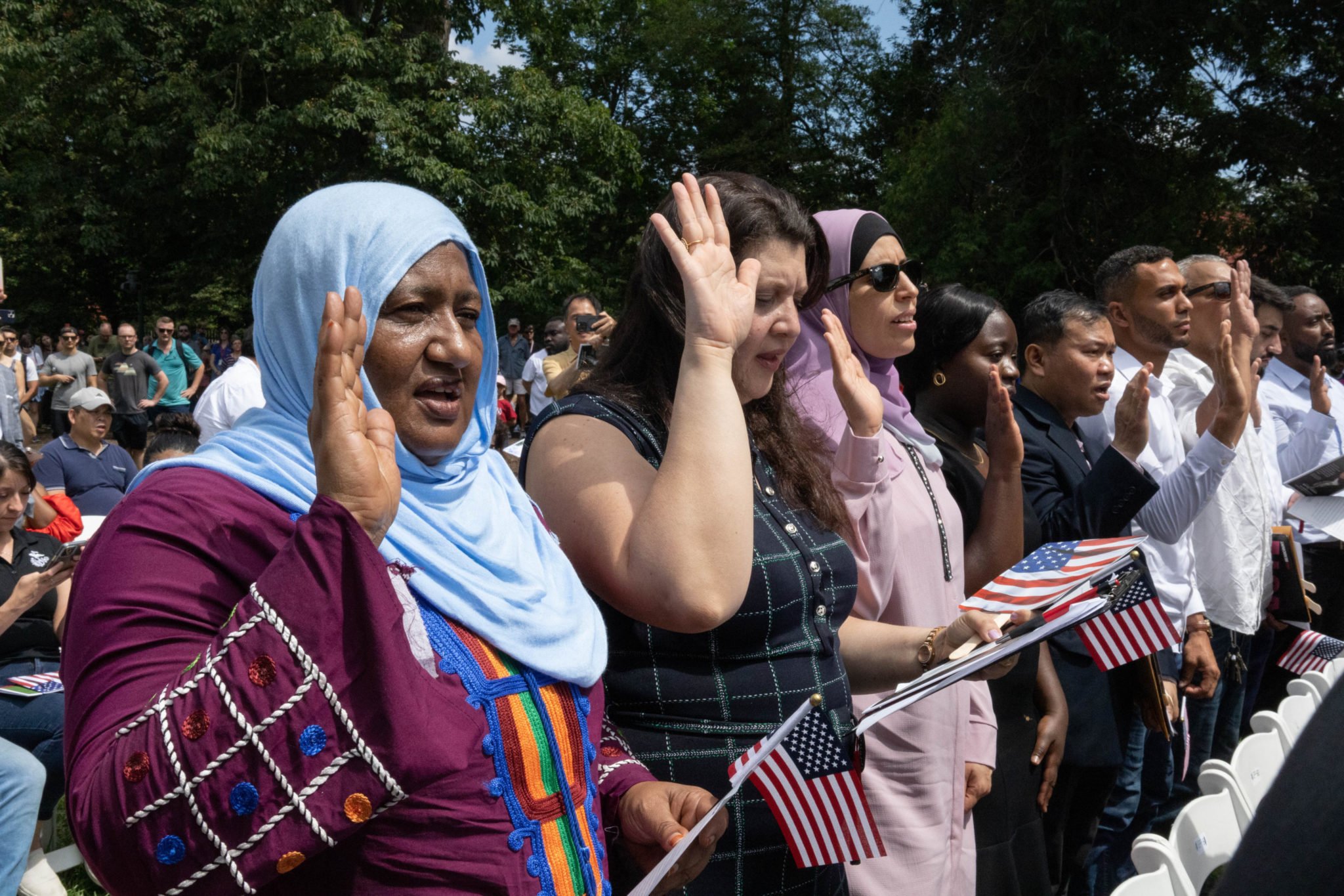 PHOTOS: The Fourth of July Naturalization Ceremony at Mount Vernon