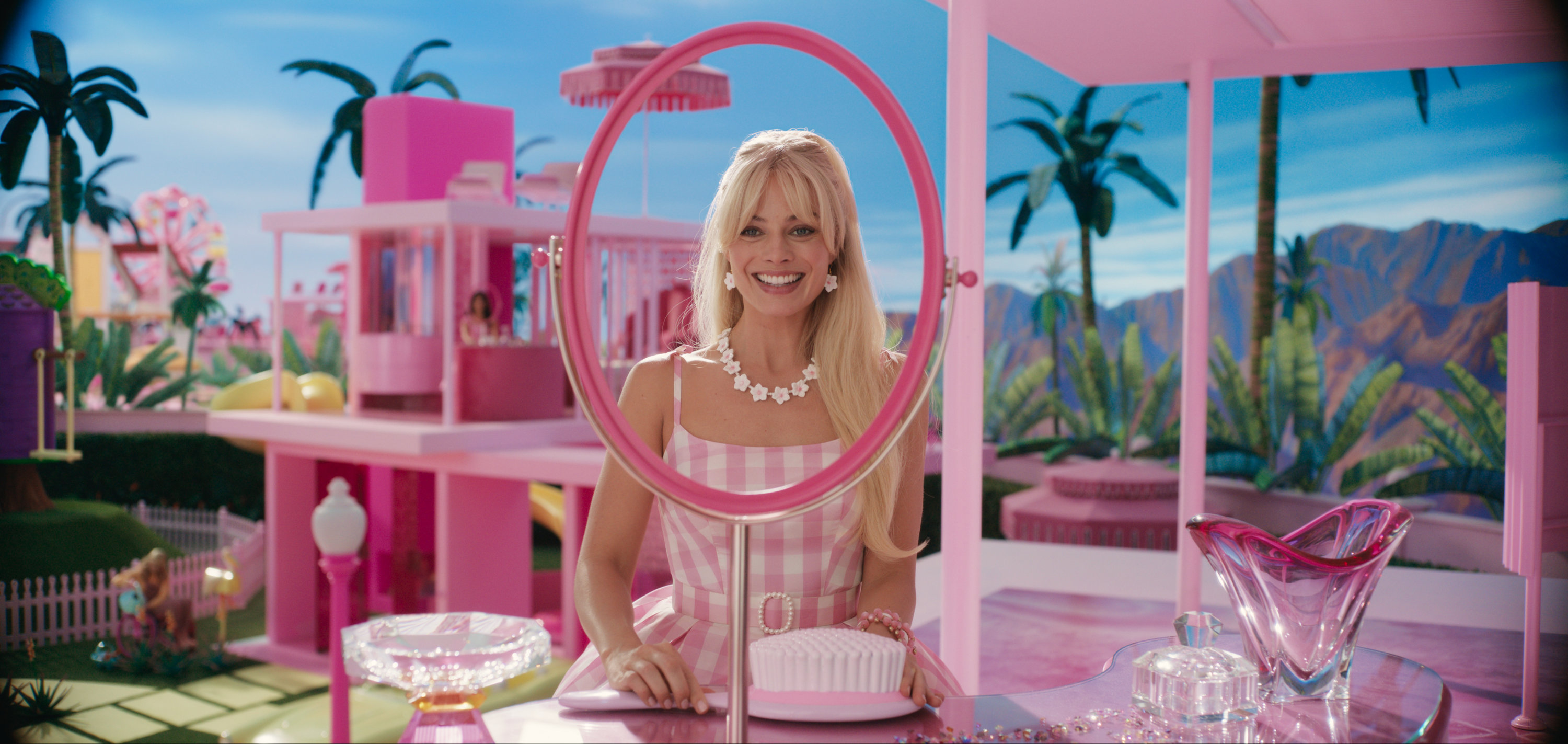 Barbie's pink aesthetic is shaping people's plan for the day. Photograph courtesy of Warner Bros. 