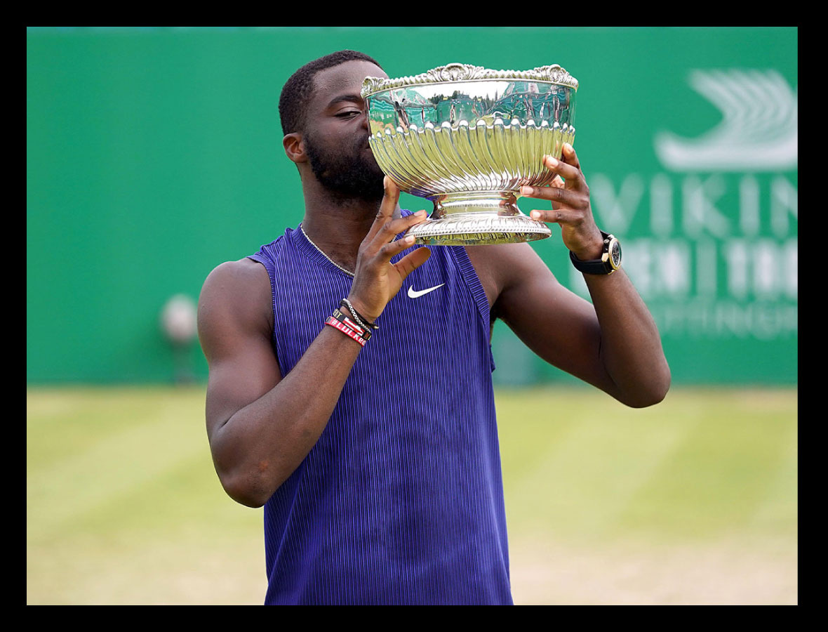 Frances Tiafoe channels LeBron James with his celebrations at