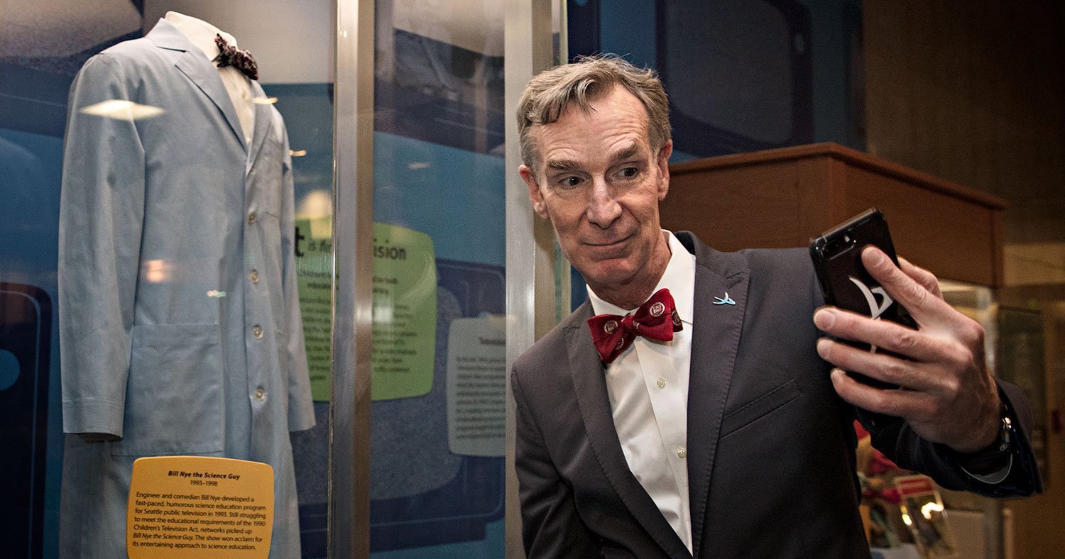 Bill Nye on Seeing His Lab Coat in the Smithsonian