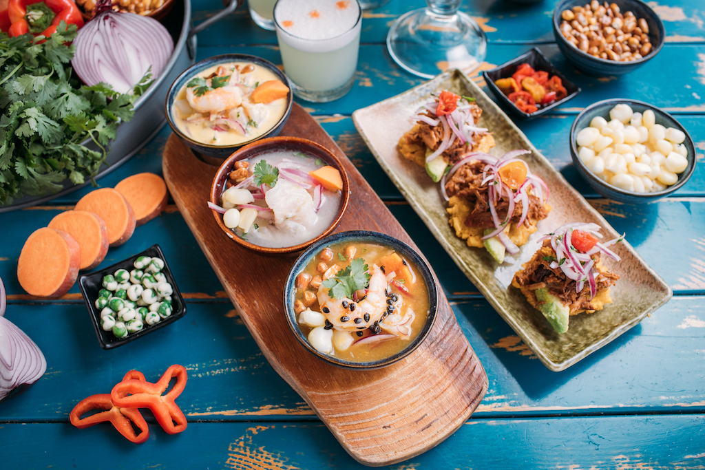 Ceviche Sampler, Tostones - Washingtonian