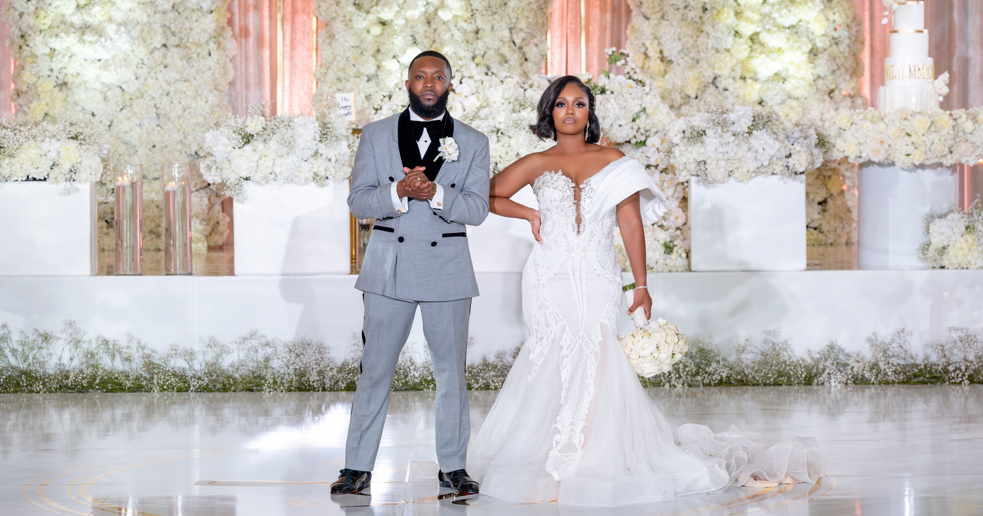 Over-the-Top All-White Florals Stole the Show at This Annapolis Wedding