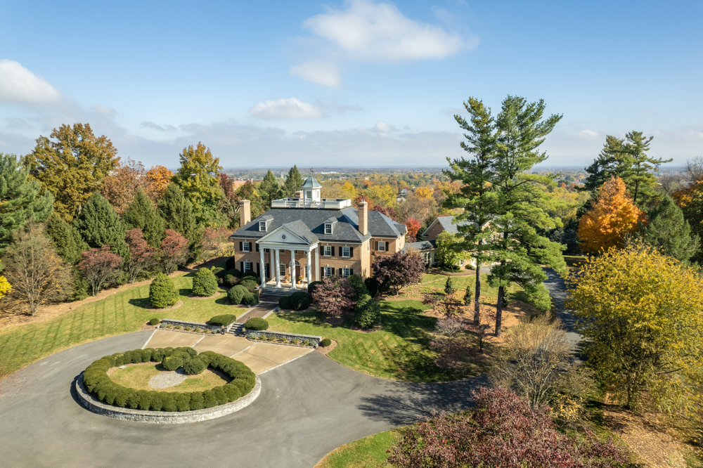 Enjoy Spectacular Views from this Quality Hilltop Home in Historic Winchester