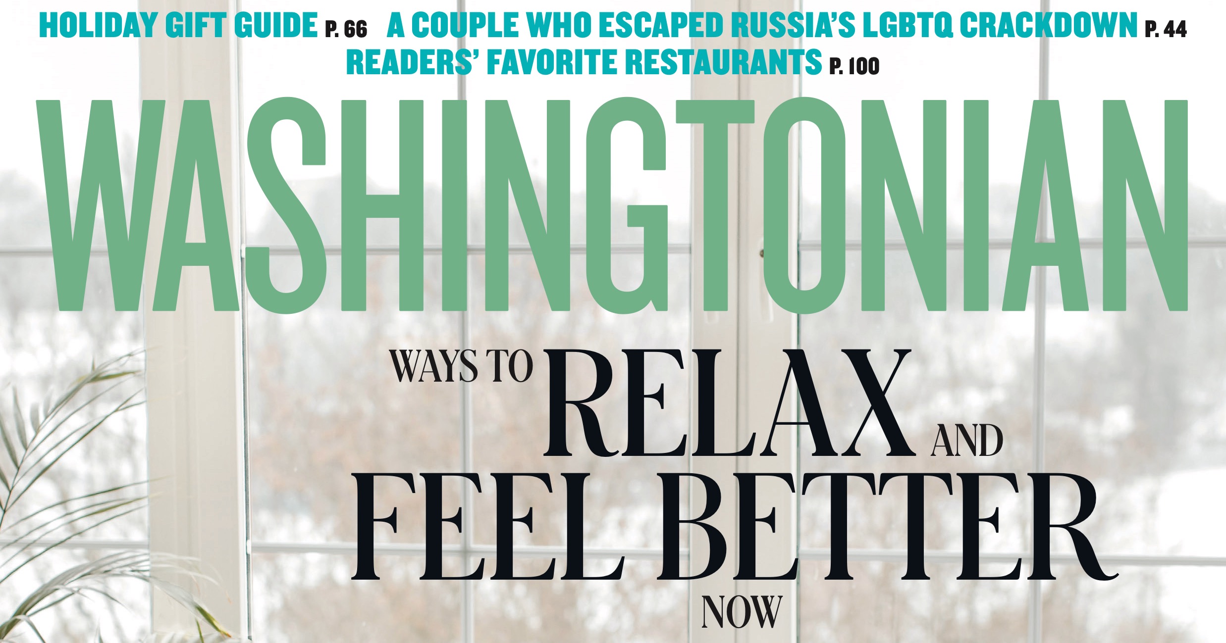 Washingtonian's December 2023 Issue: Ways to Relax and Feel Better Now - Vimarsana News