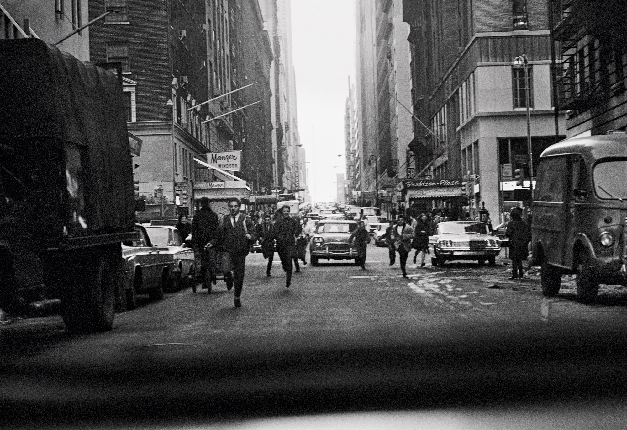 West 58th Street, crossing 6th Avenue. New York, February 1964 © 1964 Paul McCartney under exclusive license to MPL Archive LLP.