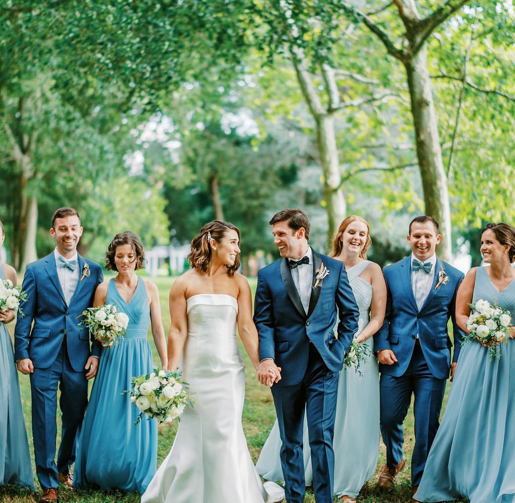 This Bride's Classic Monique Lhuillier Gown and Sparkly Tiara Are Giving Us  Total Princess Vibes - Washingtonian