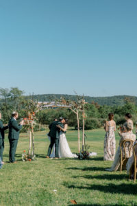 This Couple Planned Their October Wedding in Six Months
