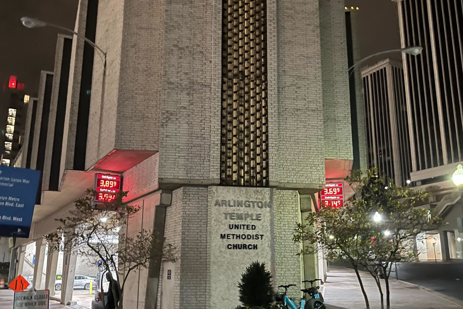 The Arlington Temple United Methodist Church.