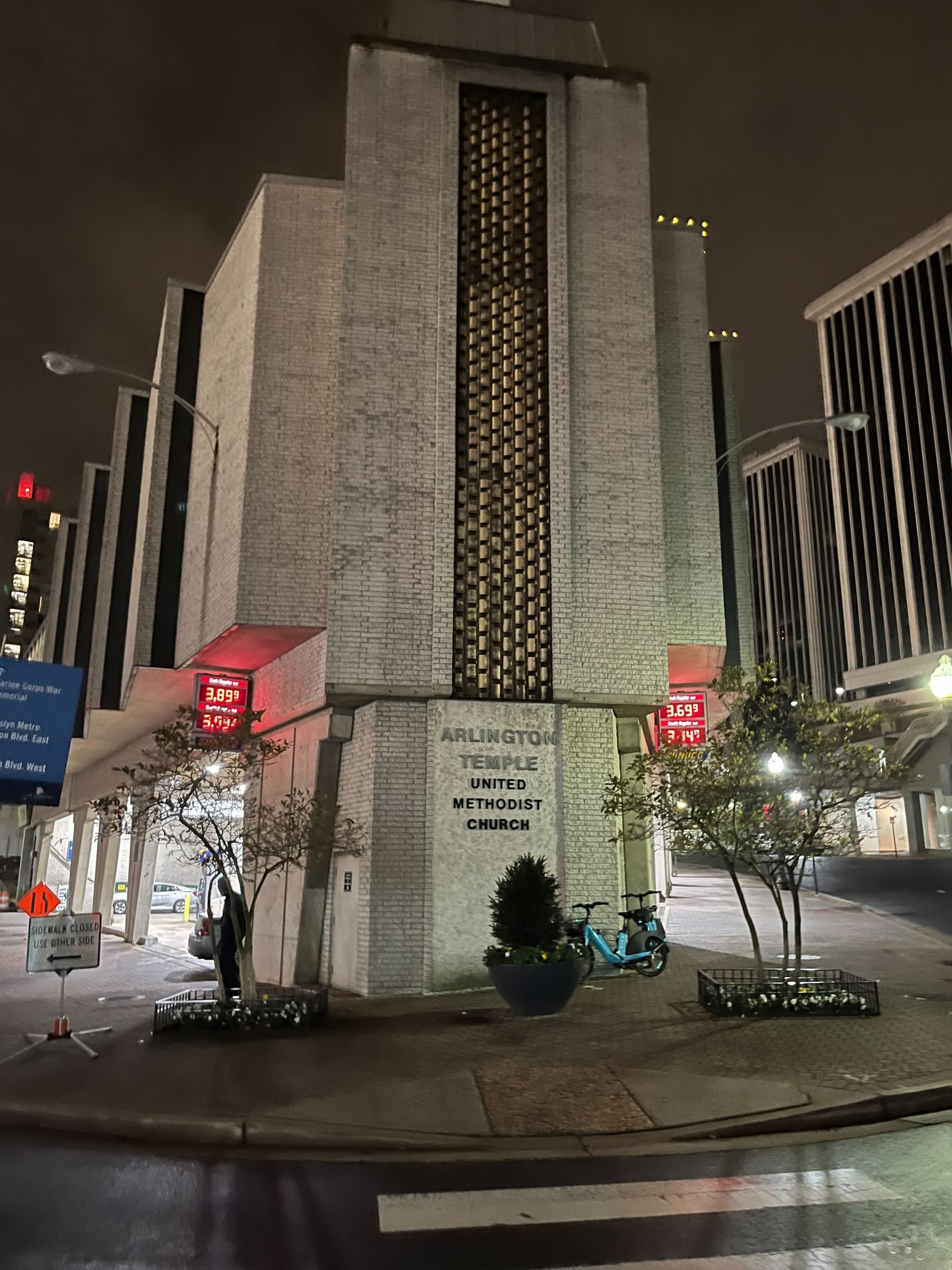 The Arlington Temple United Methodist Church.