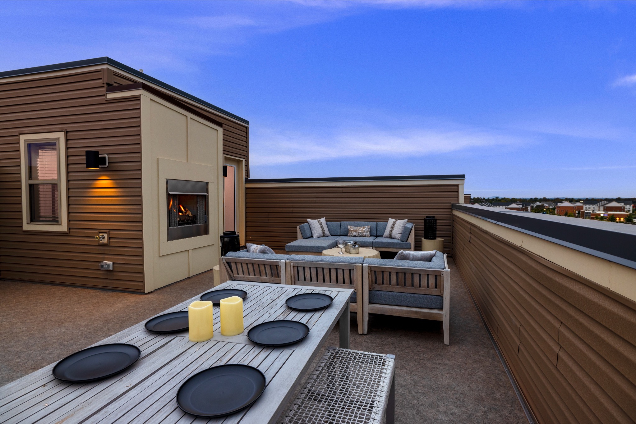 Beautiful view of Luxury City Townhomes With Panoramic Views