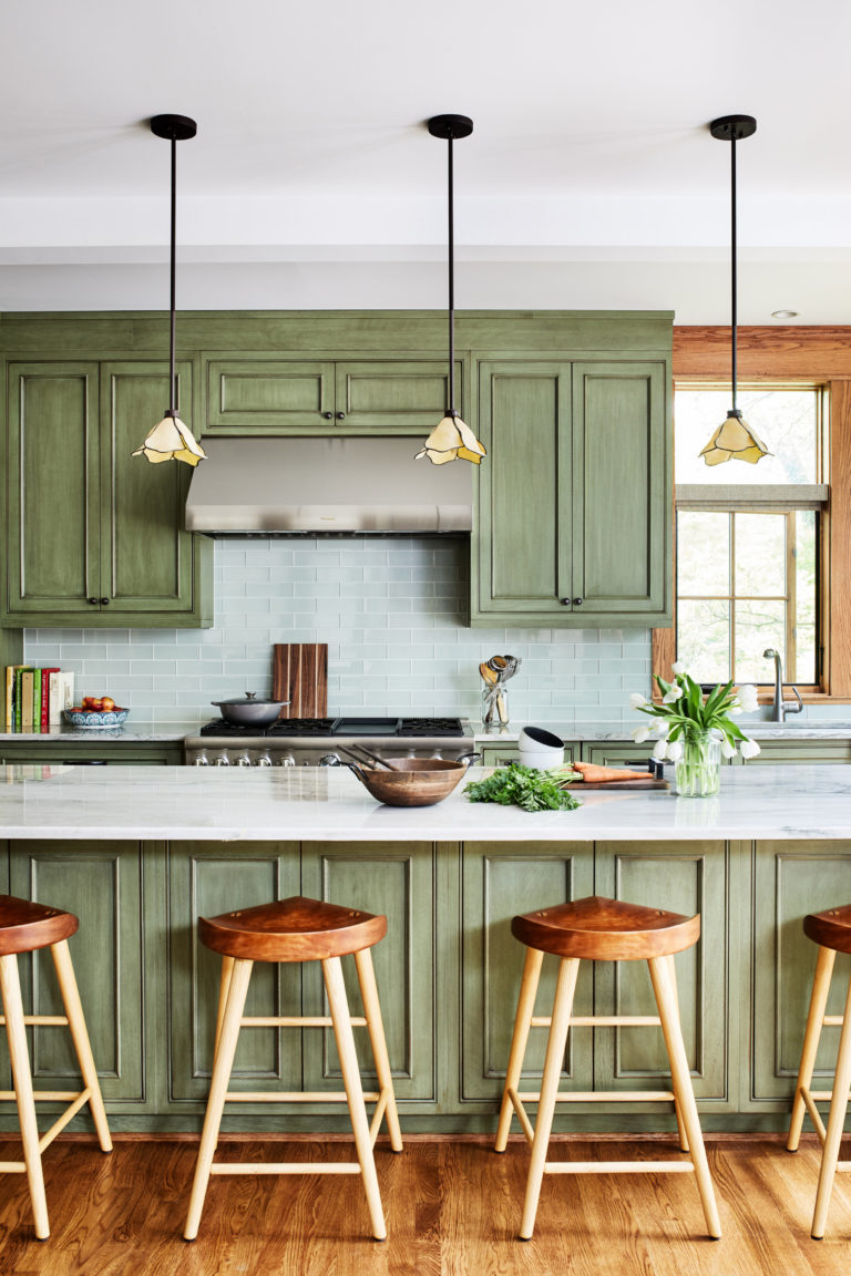 Are Green Kitchen Cabinets a Good Idea?