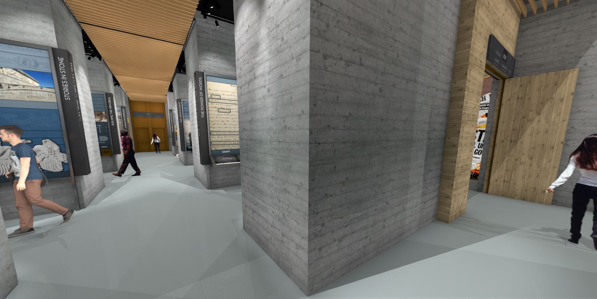 07 - Lincoln Memorial undercroft - exhibits2 - Washingtonian