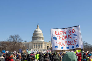 “No Kings, No Tyrants”: Thousands Demonstrate in Front of US Capitol Against Trump and Musk