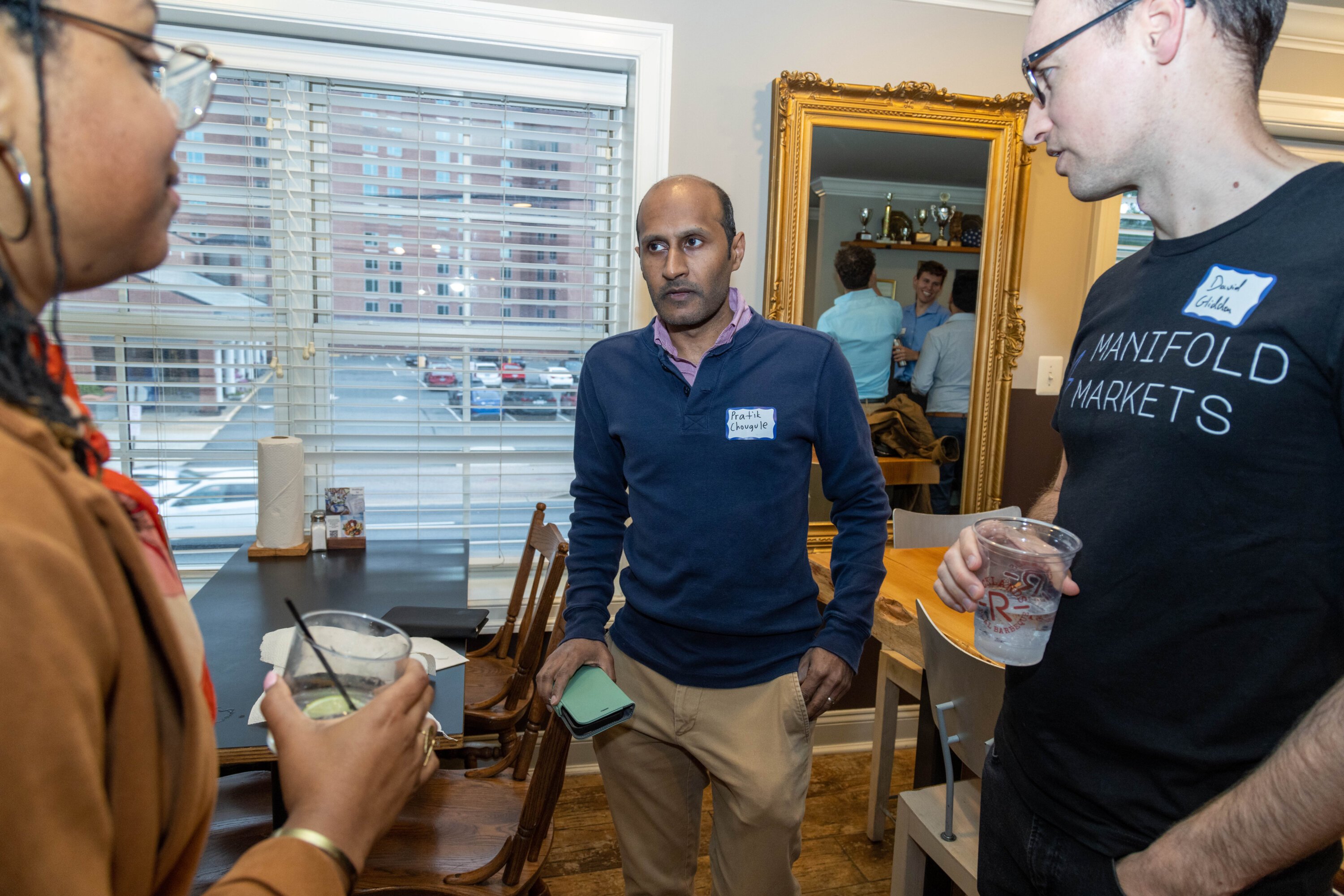 Pratik Chougule at a forecasting meetup in VA - Washingtonian