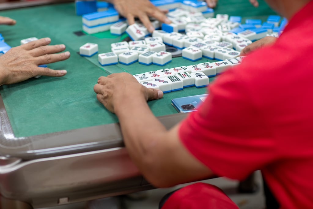 playing Mahjong - Washingtonian