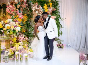 This Couple’s Regal, Whimsical Garden-Themed Wedding Celebrated Their Cameroonian Roots